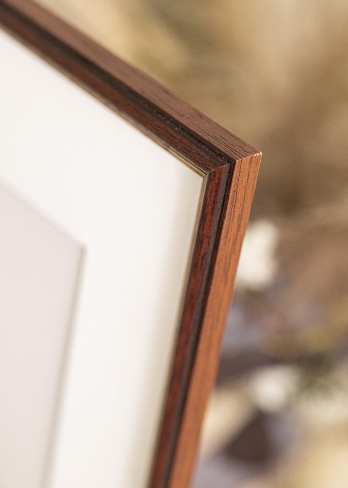 Ram med passepartou Frame Horndal Brown 34x42 cm - Mounts White 25x32 cm