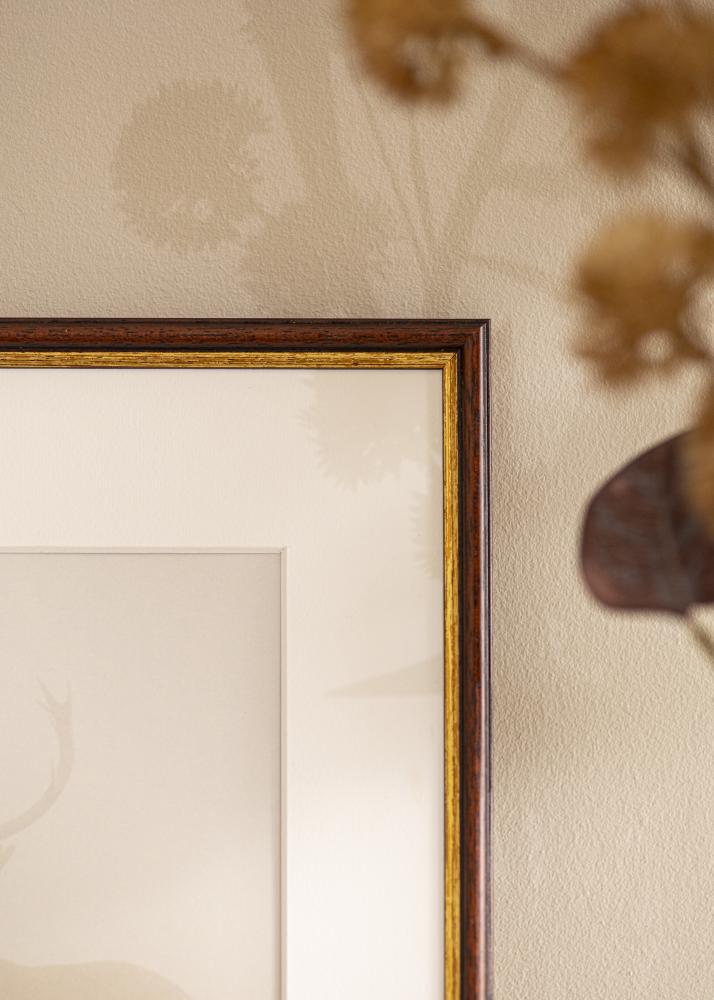 Ram med passepartou Frame Horndal Brown 34x42 cm - Mounts White 25x32 cm