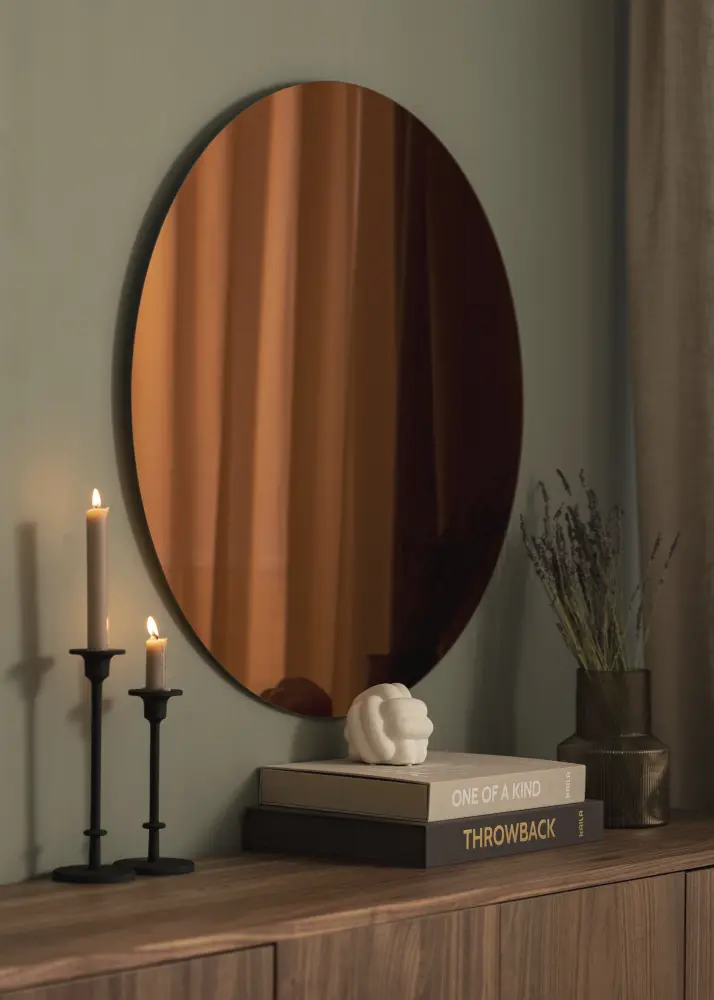 KAILA Mirror Wine Red 80 cm Ø
