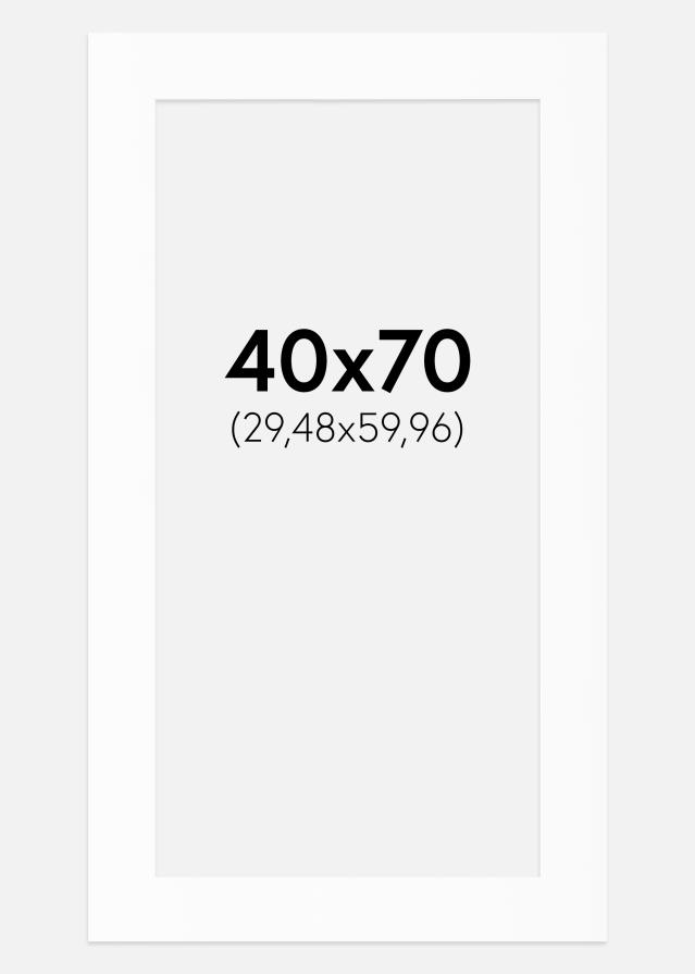 Artlink Mount White Standard (White Core) 40x70 cm (29,48x59,96)