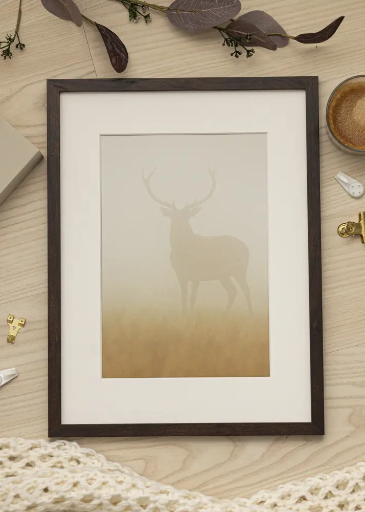 Artlink Factory I Frame Trendy Acrylic Glass Walnut 21x28 cm