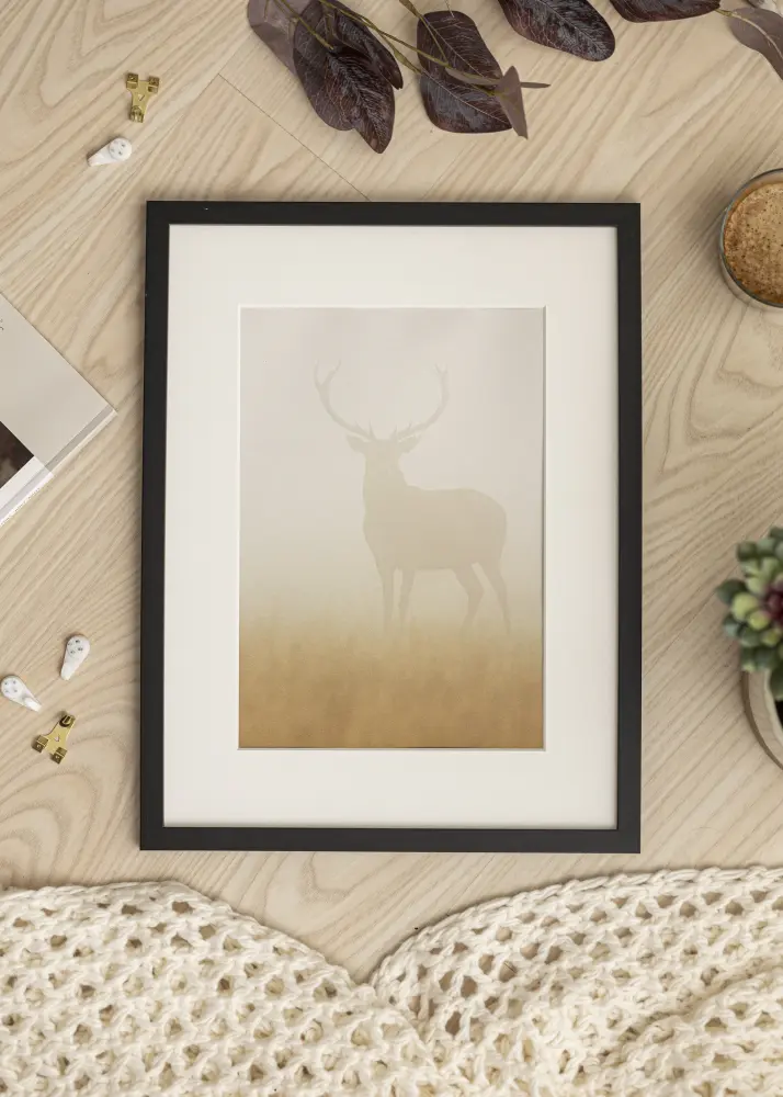 Artlink Factory I Frame Trendy Acrylic Glass Black 10x30 cm