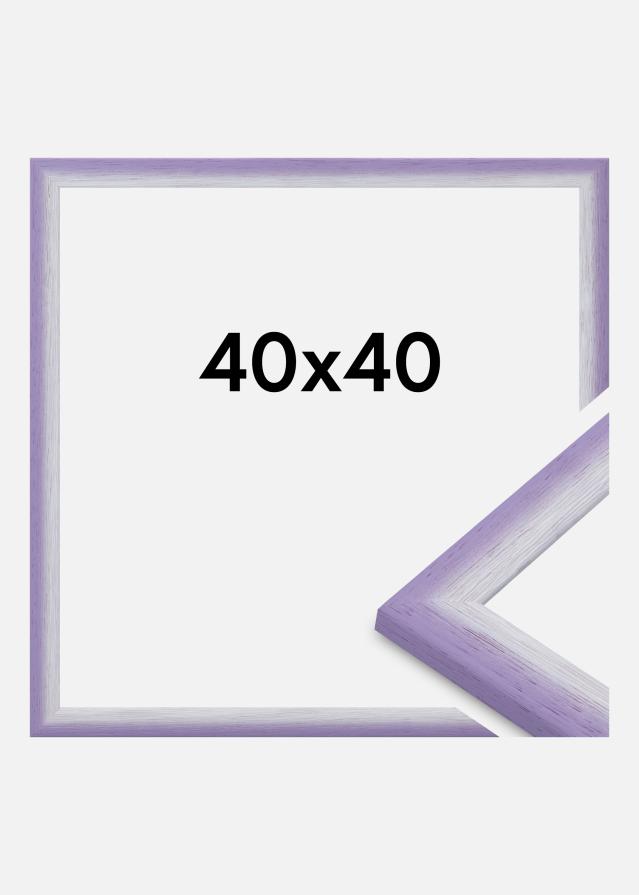 Jämtlands Ramfabrik Frame Cornwall Acrylic Glass Light Purple 40x40 cm