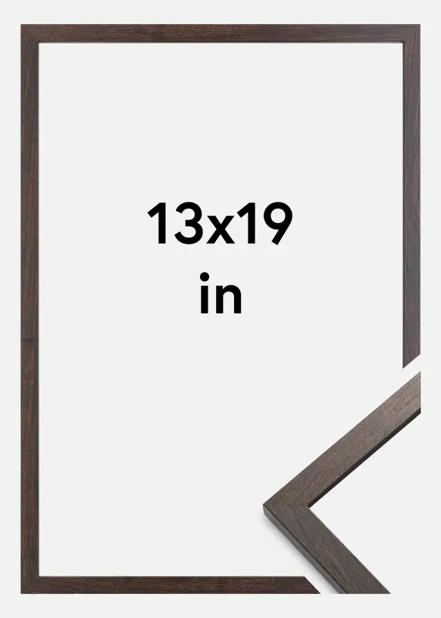 Artlink Frame Trendy Acrylic Glass Walnut 13x19 inches (33,02x48,26 cm)