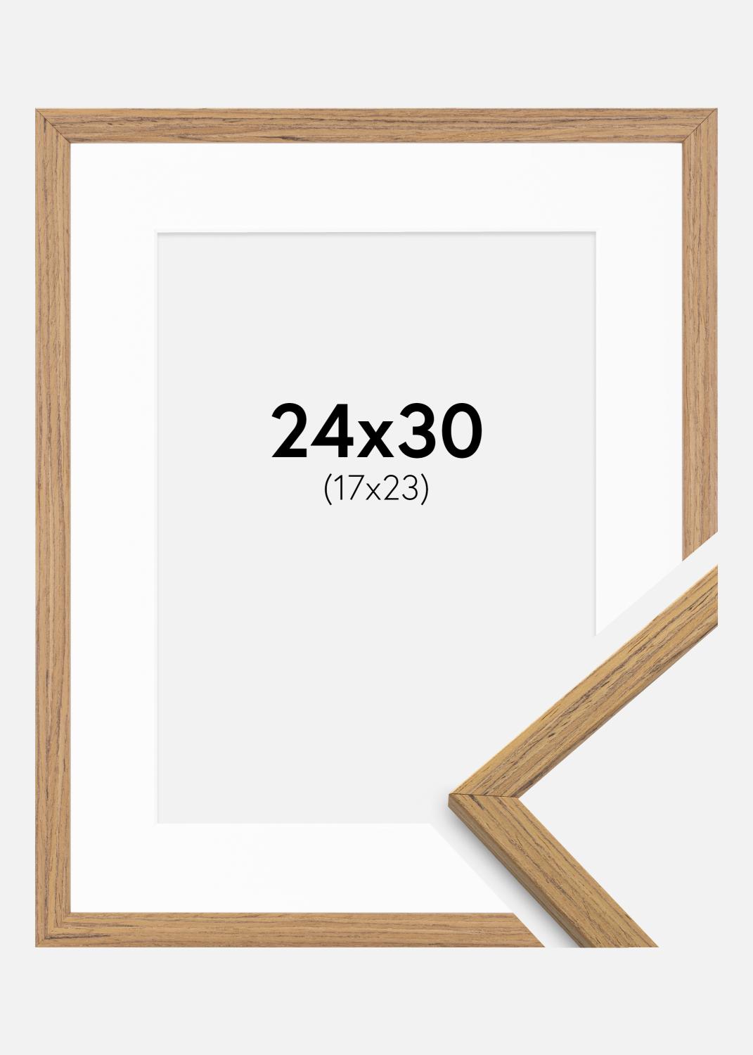 Product Image for Frame Edsbyn Teak 24x30 cm - Picture Mount White 18x24 cm