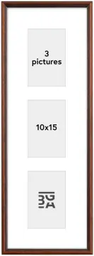 Galleri 1 Horndal Collage Frame I Walnut - 3 Pictures (10x15 cm)