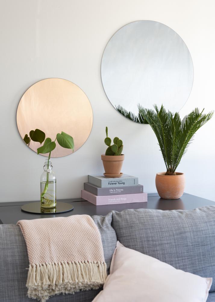 KAILA KAILA Round Mirror Rose Gold 110 cm Ø