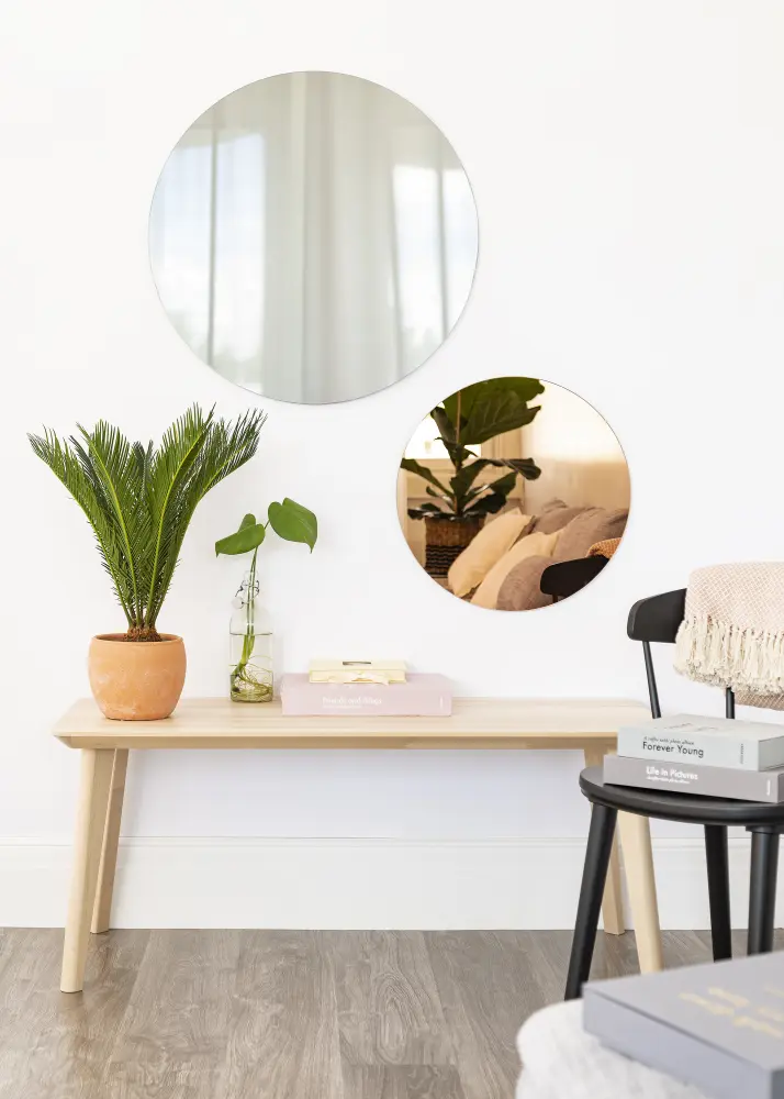 KAILA KAILA Round Mirror Smoked Grey 110 cm Ø