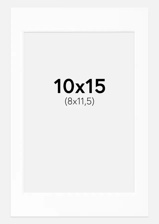 Artlink Mount White Standard (White Core) 10x15 cm (8x11.5)