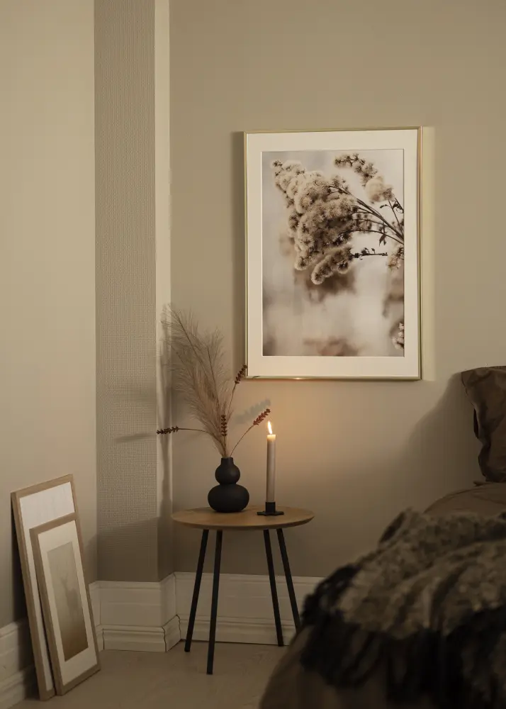 Estancia Frame Aluminium Acrylic glass Glossy Gold 21x29.7 cm (A4)
