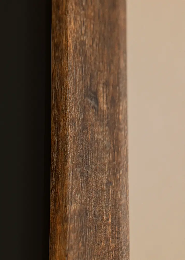 Ram med passepartou Frame Fiorito Washed Oak 60x80 cm - Picture Mount Black 50x70 cm