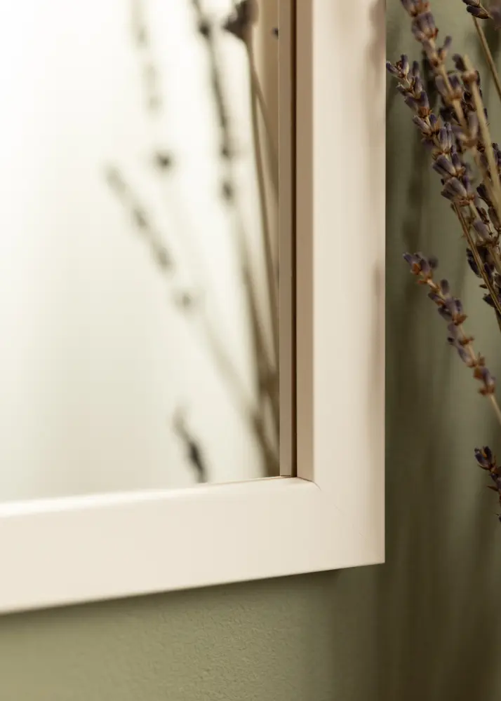 Galleri 1 Mirror White Wood 53x73 cm