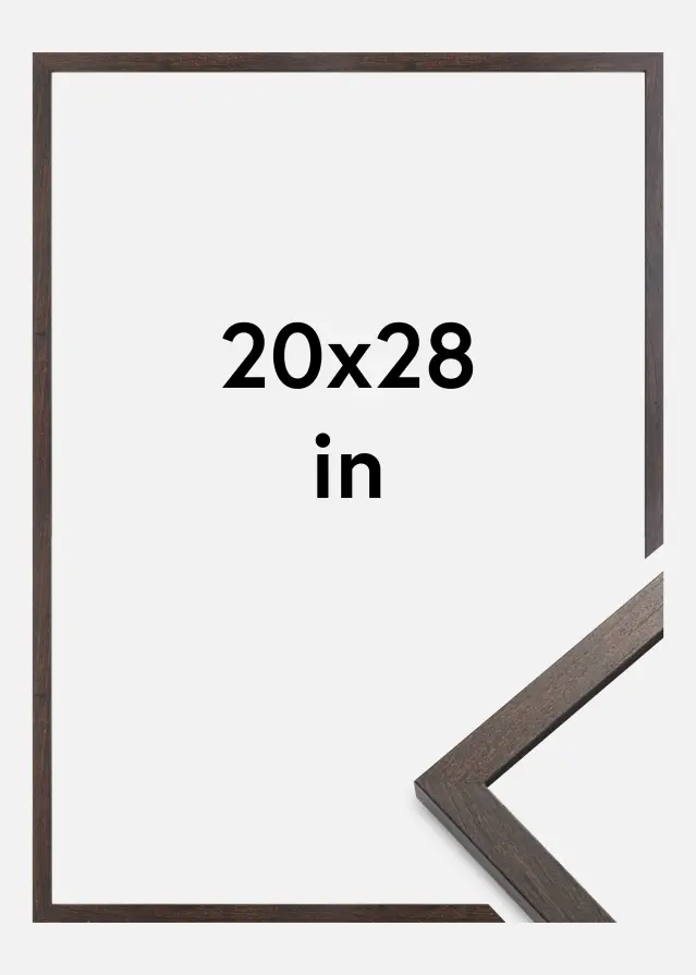 Artlink Frame Trendy Acrylic Glass Walnut 20x28 inches (50,8x71,12 cm)