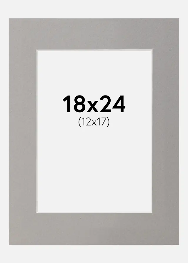 Galleri 1 Mount Grey 18x24 cm (12x17)