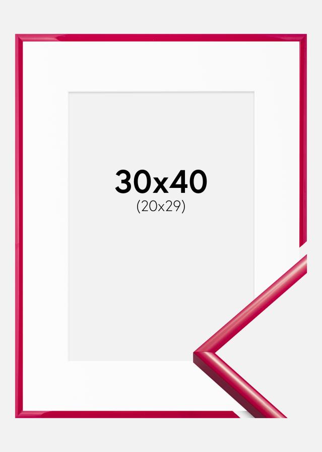 Ram med passepartou Frame New Lifestyle Rose 30x40 cm - Picture Mount White 21x30 cm