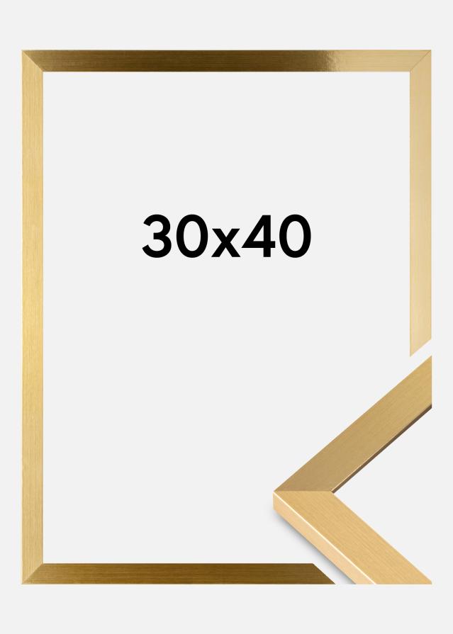 BGA Frame Selection Acrylic Glass Gold 30x40 cm