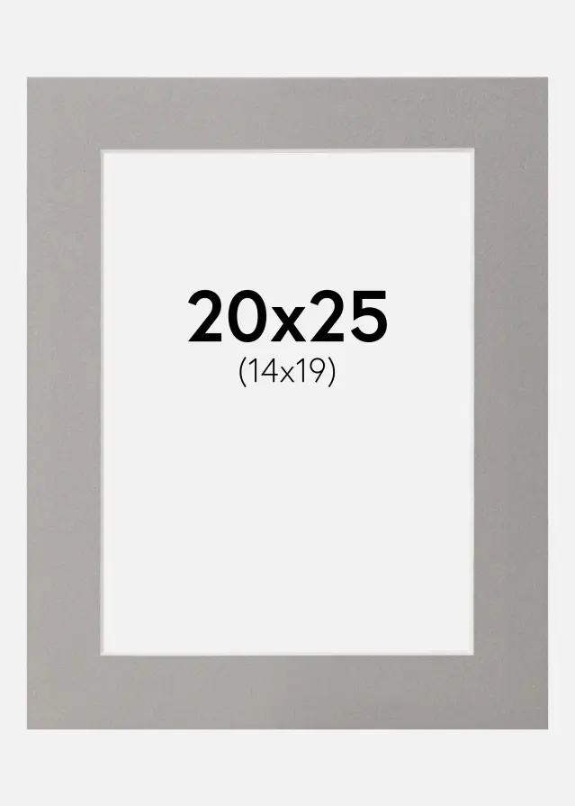 Galleri 1 Mount Grey 20x25 cm (14x19)