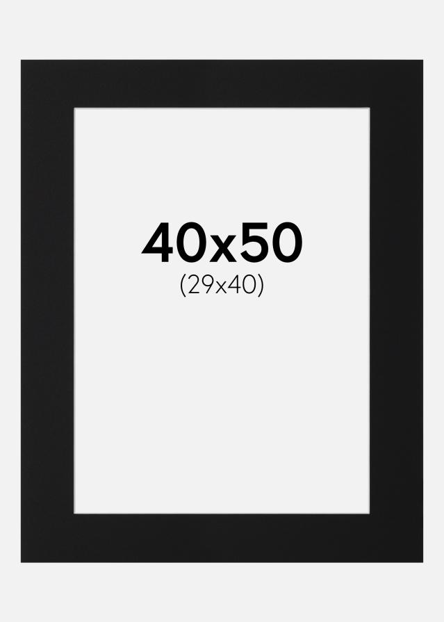 Artlink Mount Black Standard (White Core) 40x50 cm (29x40)