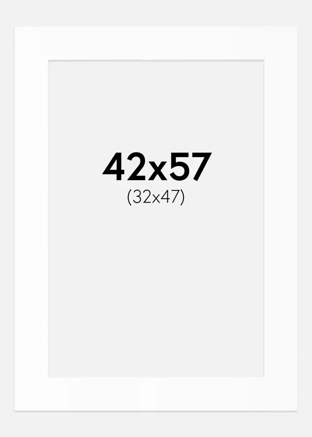 Artlink Mount White Standard (White Core) 42x57 cm (32x47)