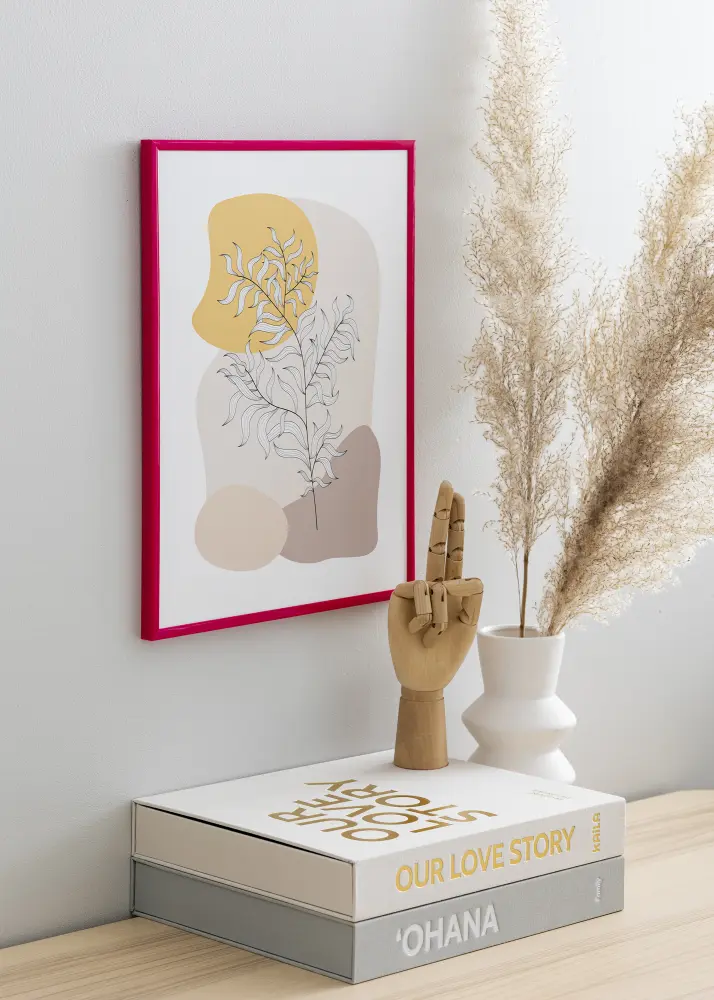 Ram med passepartou Frame New Lifestyle Rose 30x40 cm - Picture Mount White 20x28 cm