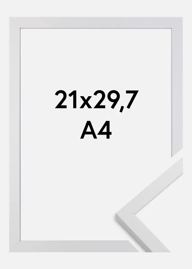 BGA Frame Trendy Acrylic glass White 21x29,7 cm (A4)