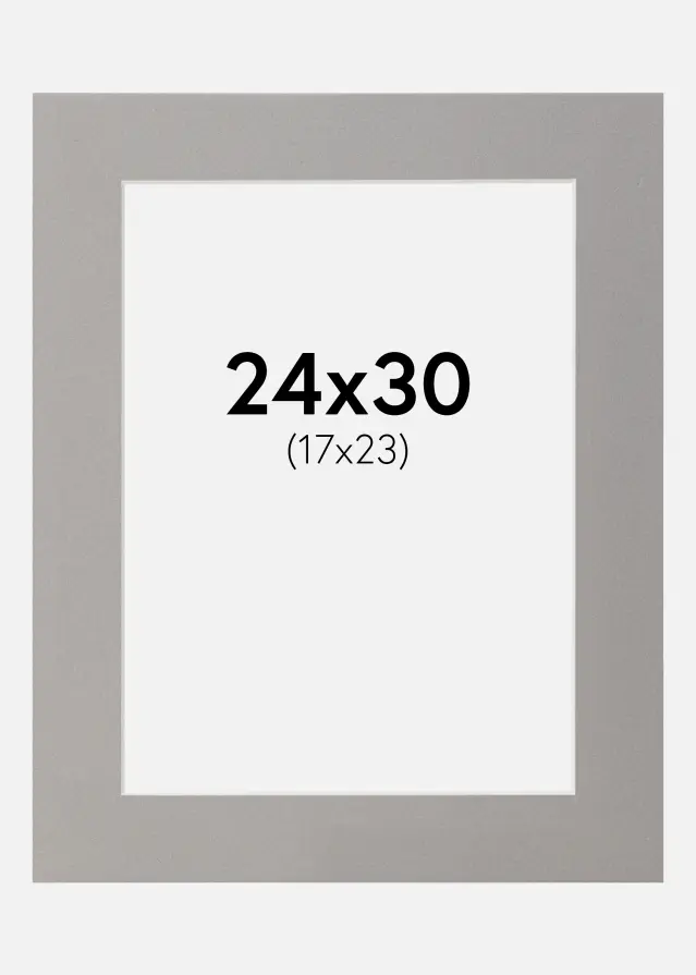 Galleri 1 Mount Grey 24x30 cm (17x23)