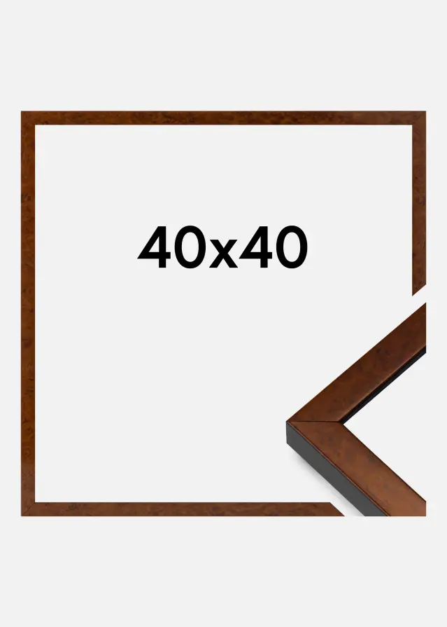 Mavanti Frame Ares Acrylic Glass Burr Walnut 40x40 cm