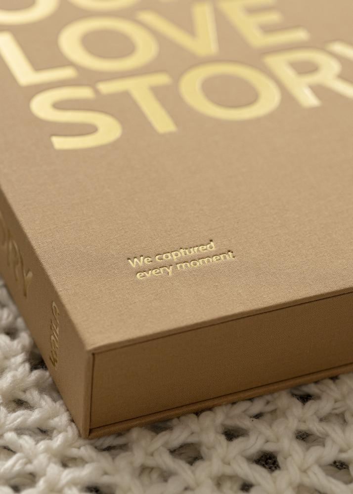 KAILA KAILA OUR LOVE STORY Manilla - Coffee Table Photo Album (60 Black Pages)