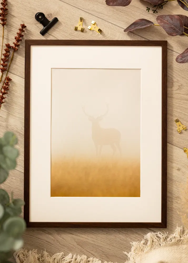 Galleri 1 Frame Edsbyn Acrylic glass Walnut 21x27 cm