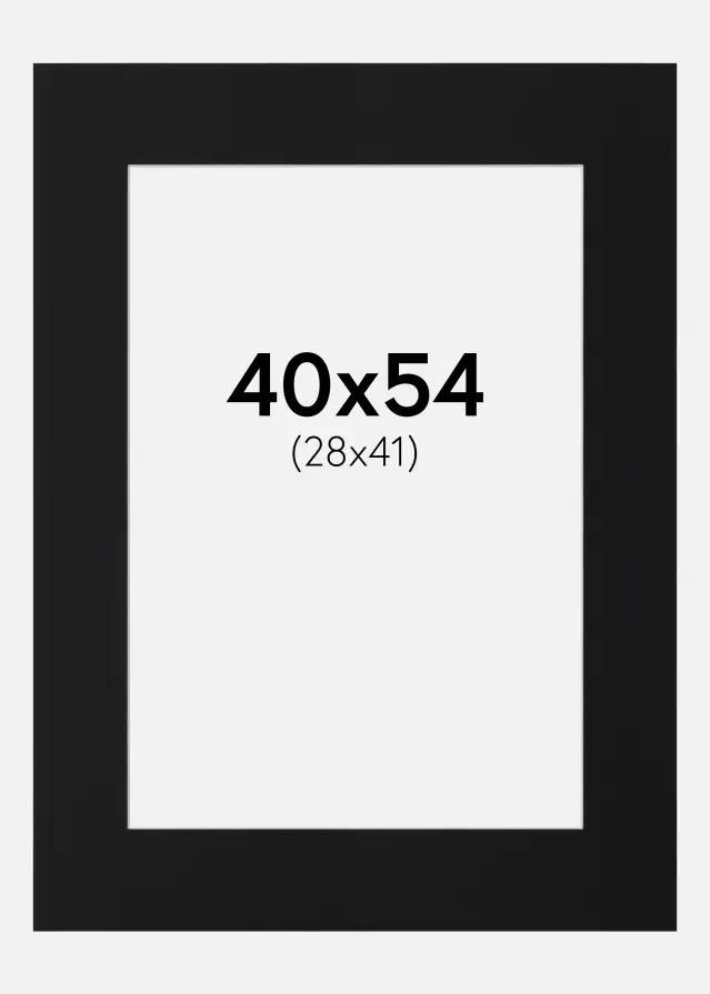 Artlink Mount Black Standard (White Core) 40x54 cm (28x41)