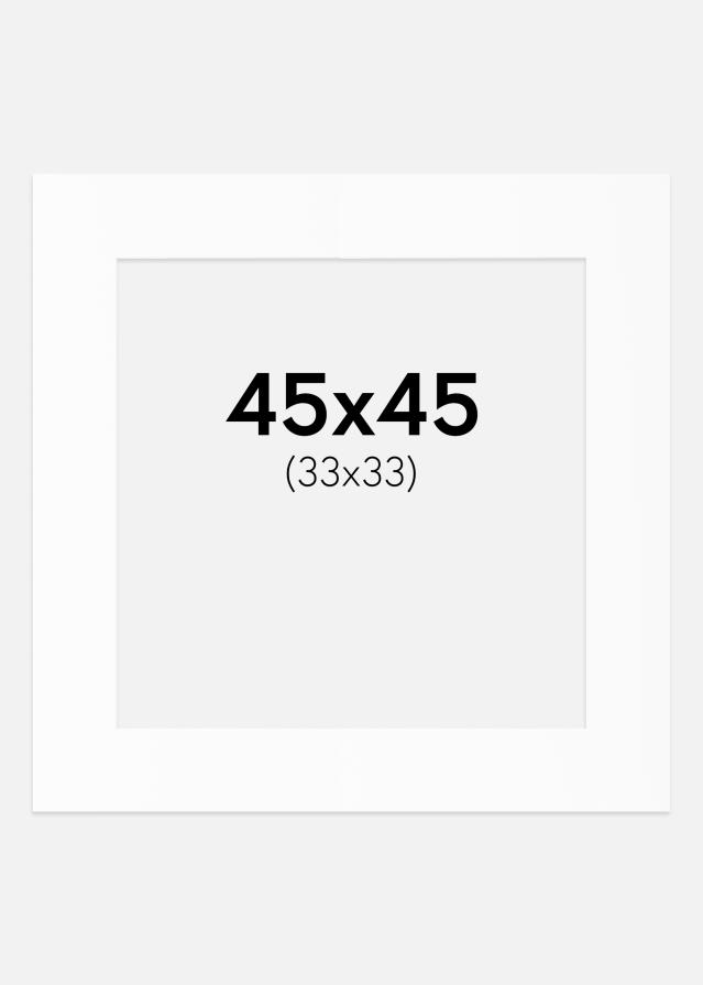 Artlink Mount White Standard (White Core) 45x45 cm (33x33)