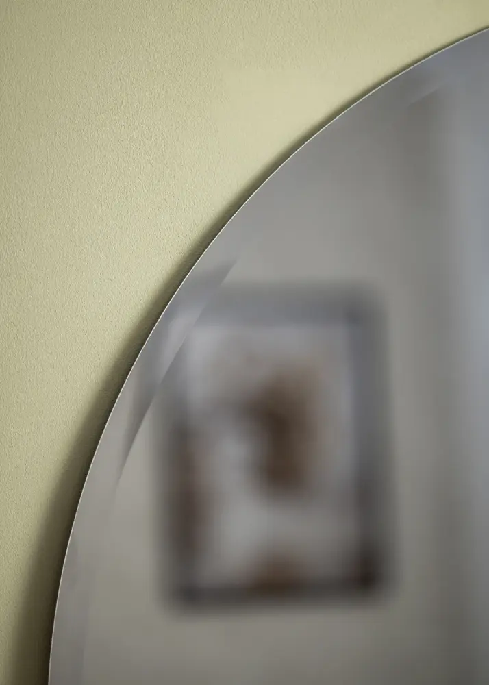 KAILA KAILA Round Mirror Dark Smoked Grey Deluxe 90 cm Ø