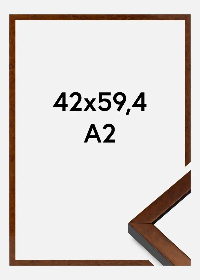 Mavanti Frame Ares Acrylic Glass Burr Walnut 42x59.4 cm (A2)