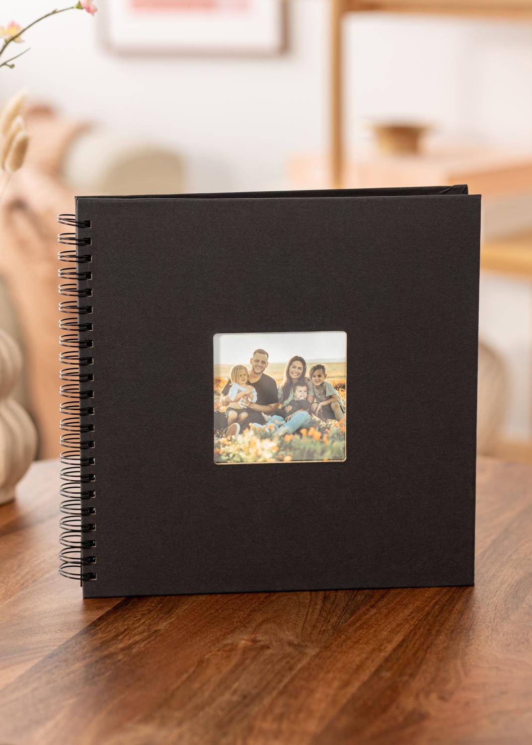 Product Image for Wiro Spiral Album Black - 32x30 cm (50 Black pages / 25 sheets)
