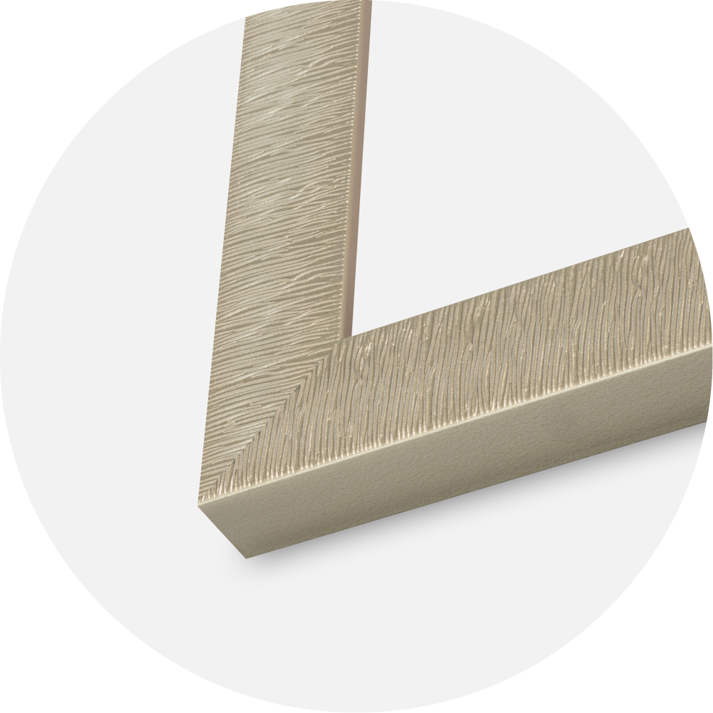 Jämtlands Ramfabrik Frame Sahara Acrylic Glass Champagne 59.4x84 cm (A1)