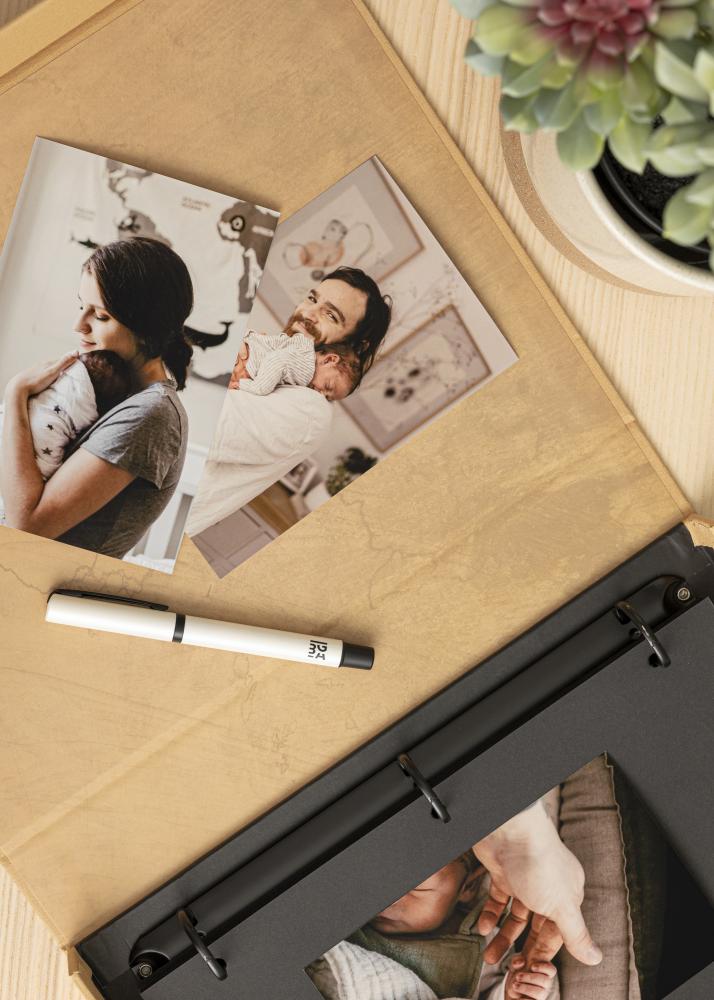 KAILA KAILA OUR LOVE STORY Manilla - Coffee Table Photo Album (60 Black Pages)