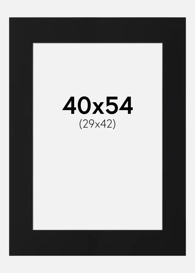 Artlink Mount Black Standard (White Core) 40x54 cm (29x42)