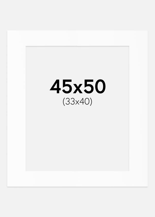 Artlink Mount White Standard (White Core) 45x50 cm (33x40)