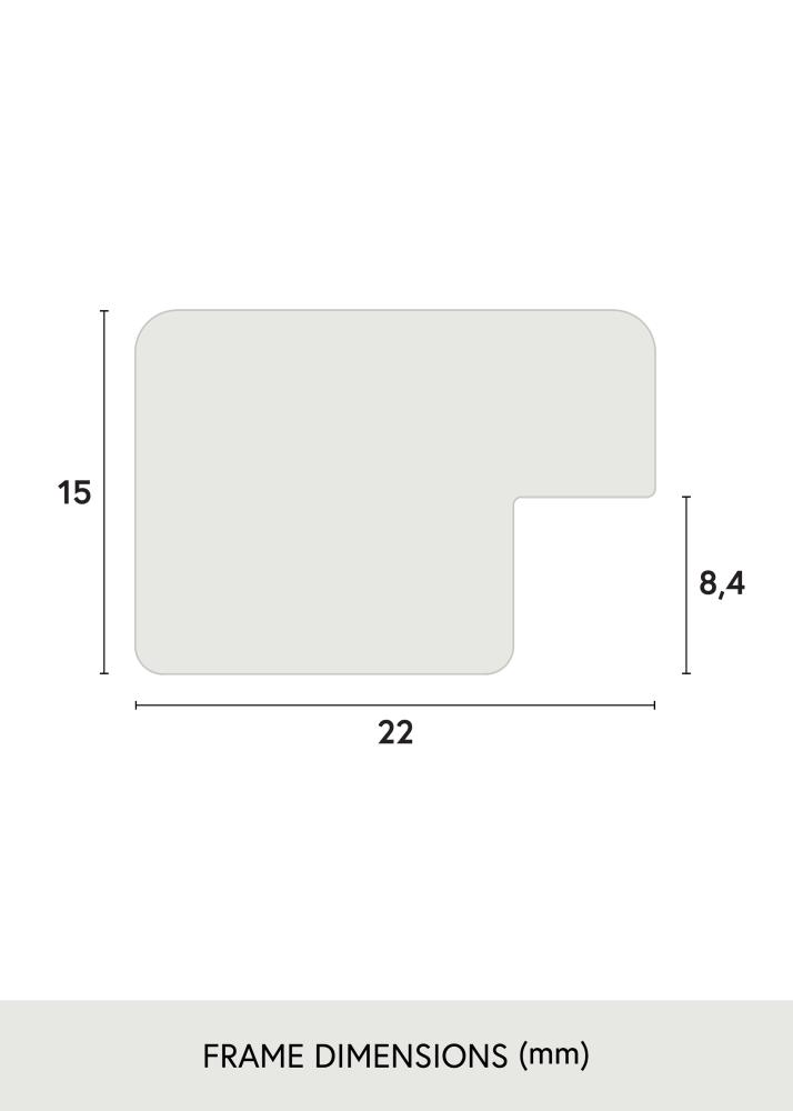Galleri 1 Frame Uppsala Silver 28x35 cm