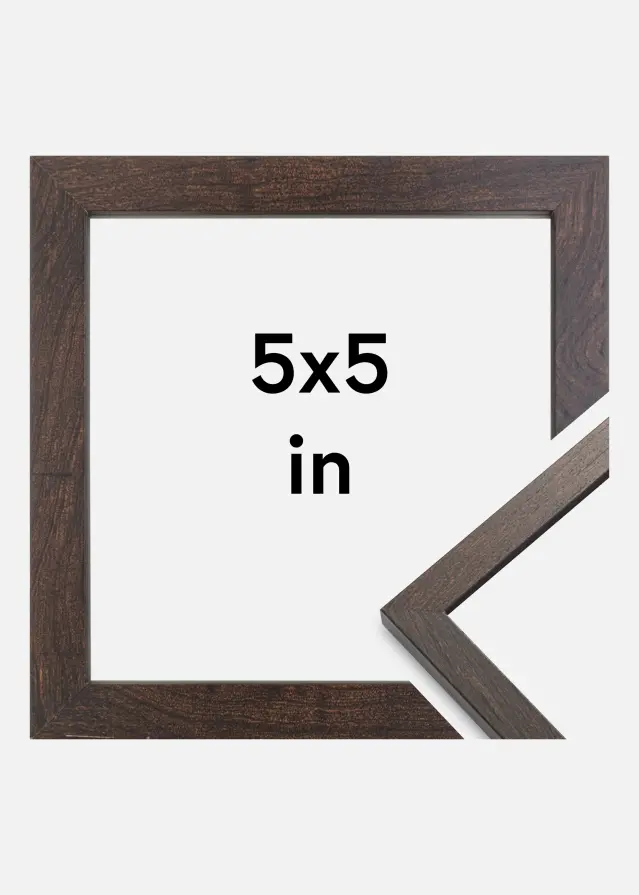 Artlink Frame Trendy Acrylic Glass Walnut 5x5 inches (12,7x12,7 cm)