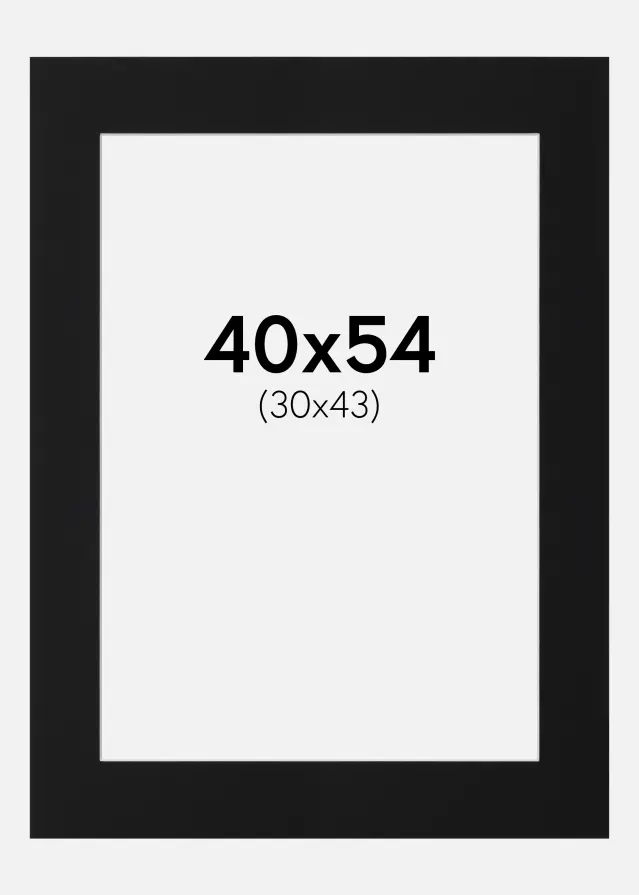 Artlink Mount Black Standard (White Core) 40x54 cm (30x43)