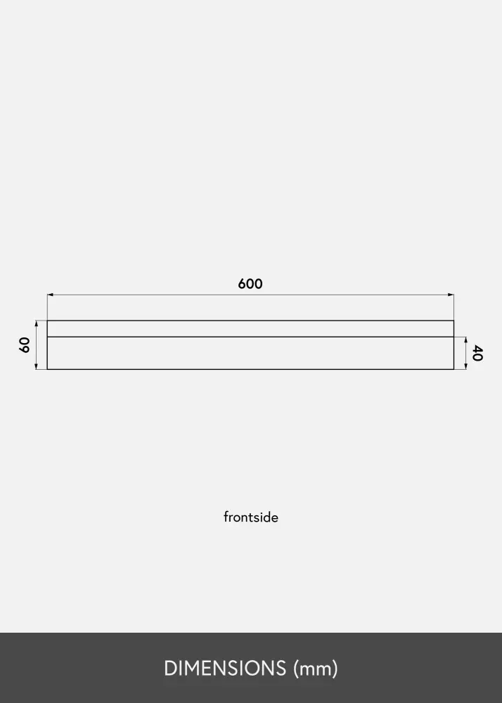 KAILA KAILA Picture Shelf Bamboo 60 cm