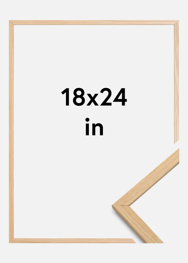 Galleri 1 Frame Edsbyn Acrylic glass Oak 18x24 inches (45,7x60,9 cm)