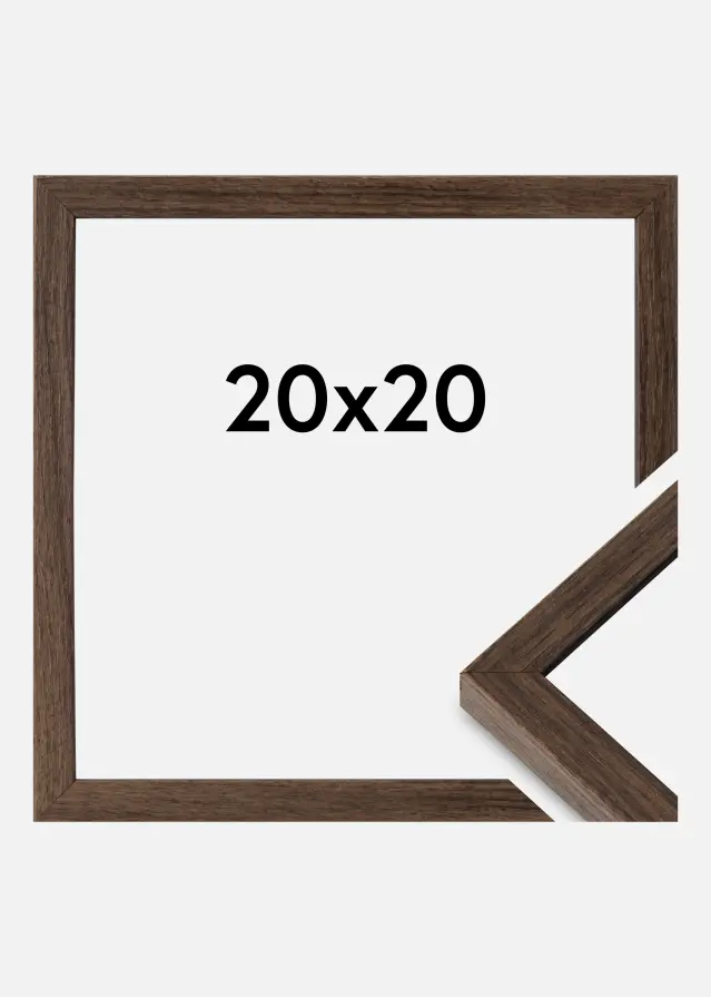Mavanti Frame Ares Acrylic Glass Walnut 20x20 cm