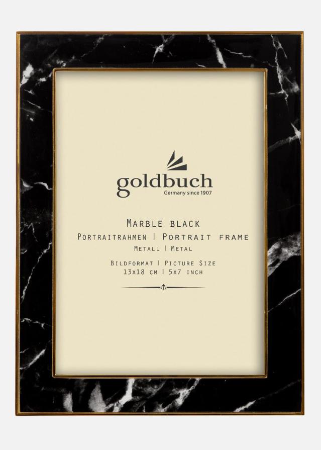 Goldbuch Frame Marble Black 13x18 cm