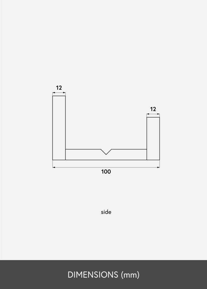 KAILA KAILA Picture Shelf Black 60 cm
