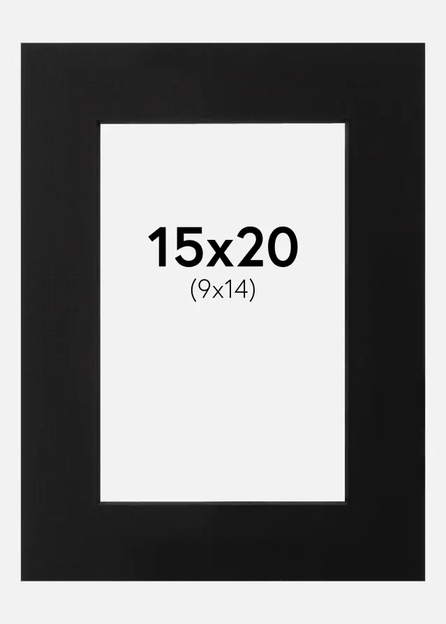 Galleri 1 Mount Black (Black Core) 15x20 cm (9x14)