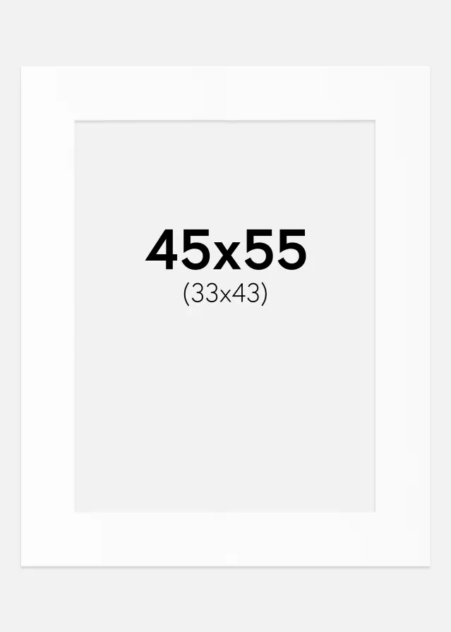 Artlink Mount White Standard (White Core) 45x55 cm (33x43)