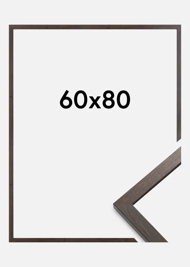 Artlink Frame Trendy Acrylic Glass Walnut 60x80 cm