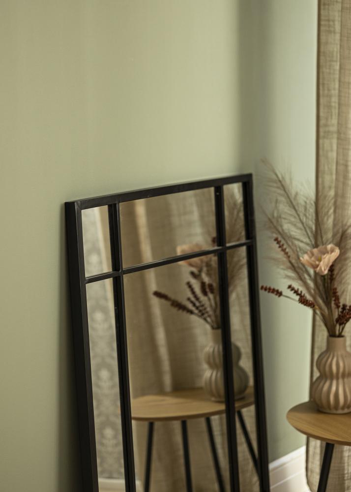 ID Factory Mirror Window Black 70x100 cm